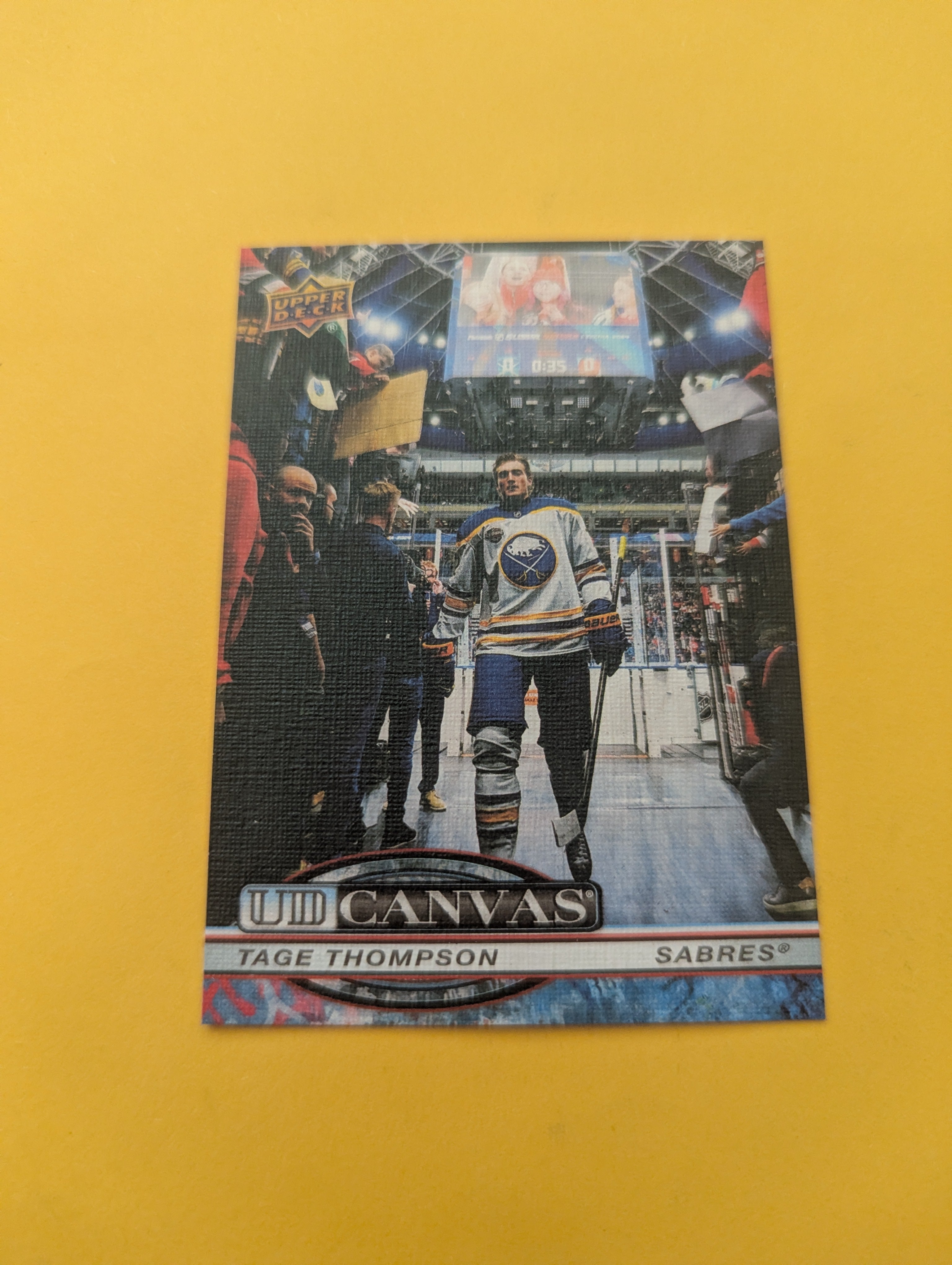 Tage Thompson 25-26 Upper Deck UD Canvas Card