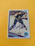 Ryan Johansen Signed Columbus Blue Jackets Card