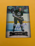 Mike Rogers Signed Hartford Whalers Card