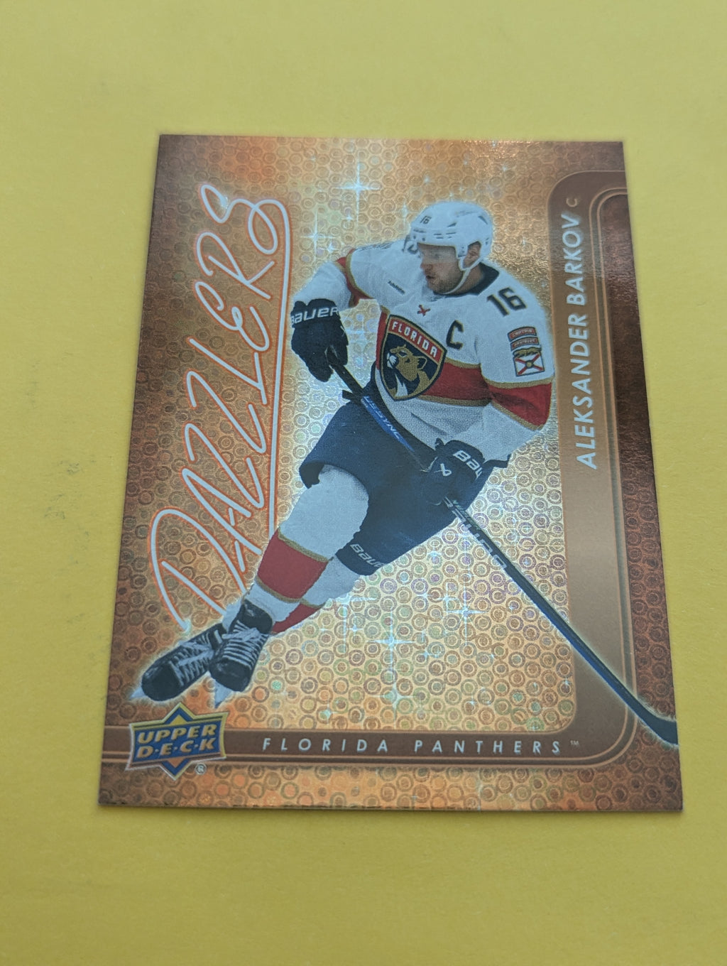 Aleksander Barkov 24-25 Upper Deck Dazzlers Orange Card