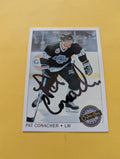 Pat Conacher Signed Los Angeles Kings Card B