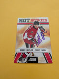 Bobby Buttler Signed Ottawa Senators Rookie Card B