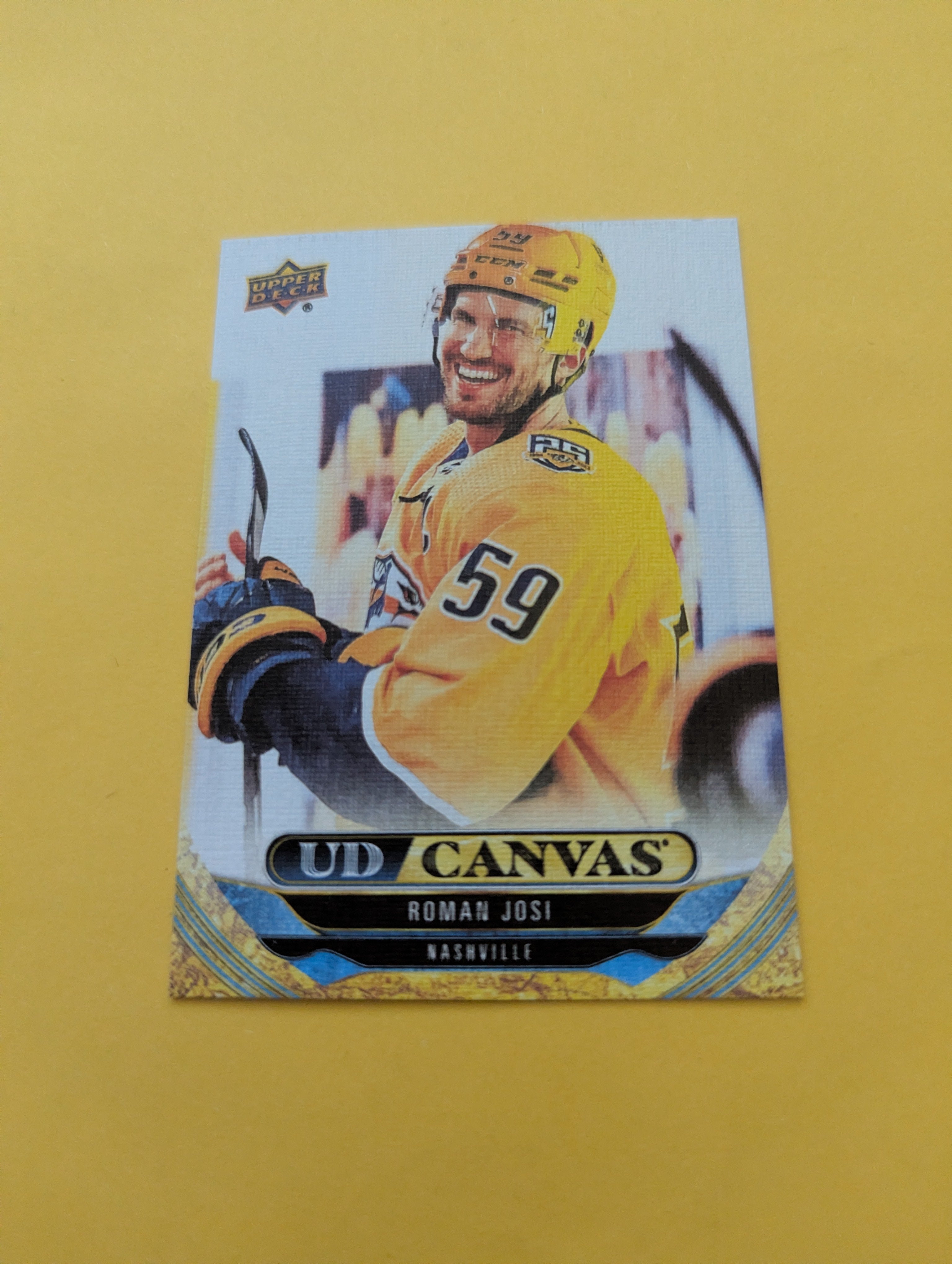 Roman Josi 24-25 Upper Deck UD Canvas Card