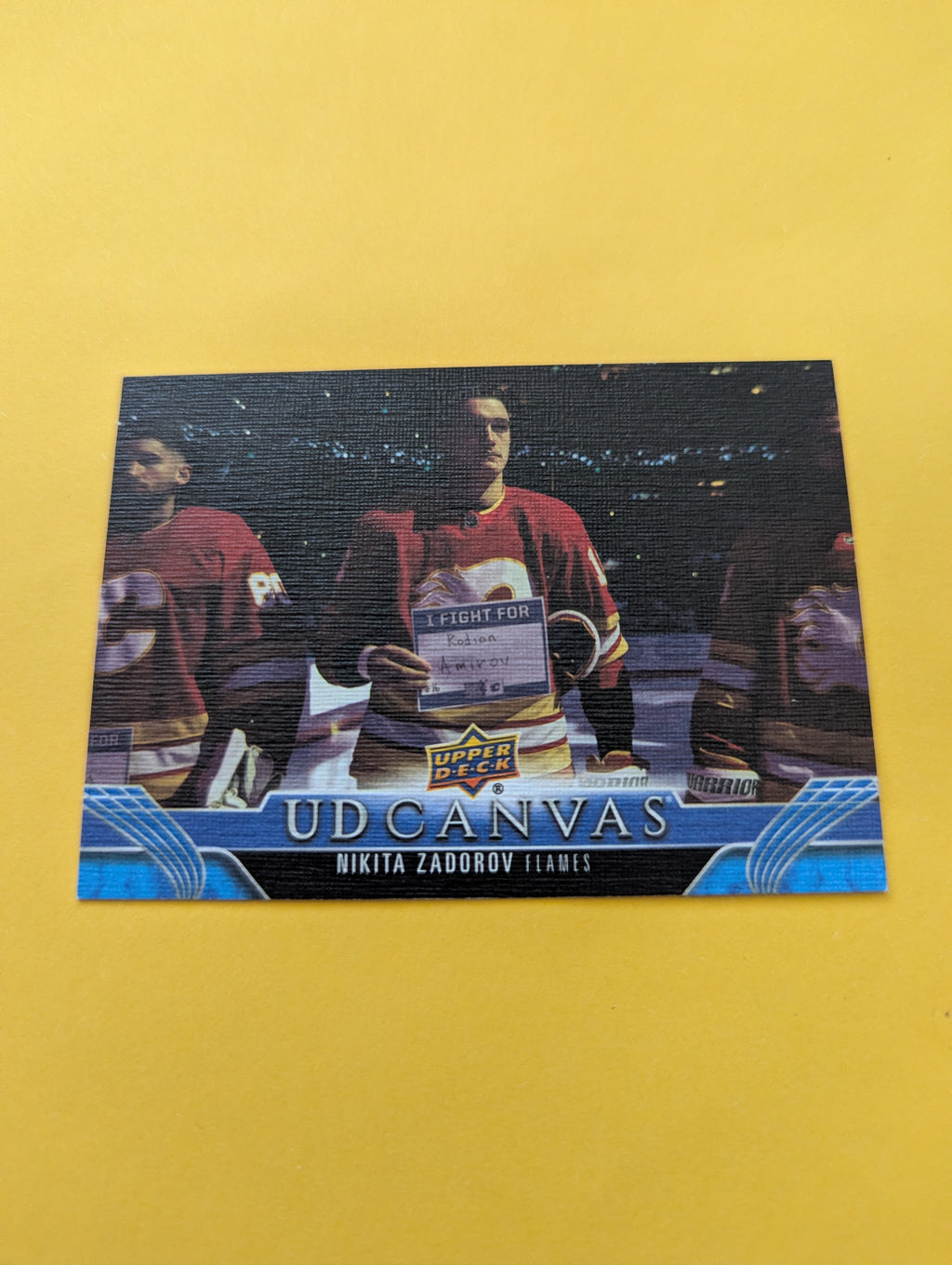 Nikita Zadorov 23-24 Upper Deck UD Canvas Card