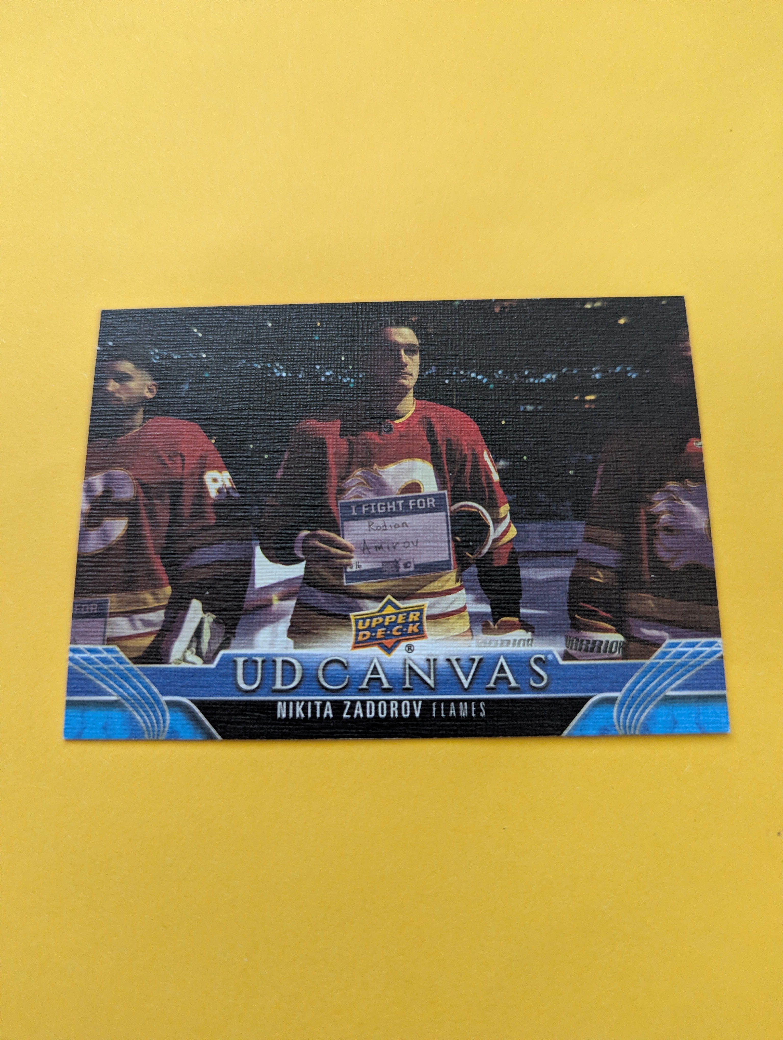 Nikita Zadorov 23-24 Upper Deck UD Canvas Card
