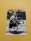 Garry Galley Signed Boston Bruins Card C
