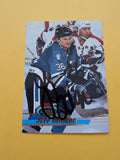 Jeff Odgers Signed San Jose Sharks Card A