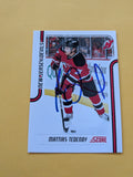 Mattias Tedenby Signed New Jersey Devils Card G