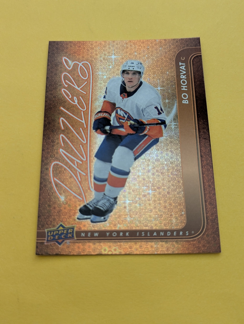 Bo Horvat 24-25 Upper Deck Dazzlers Orange Card