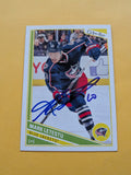 Mark Letestu Signed Columbus Blue Jackets Card A