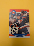Brad Dalgarno Signed New York Islanders Card A