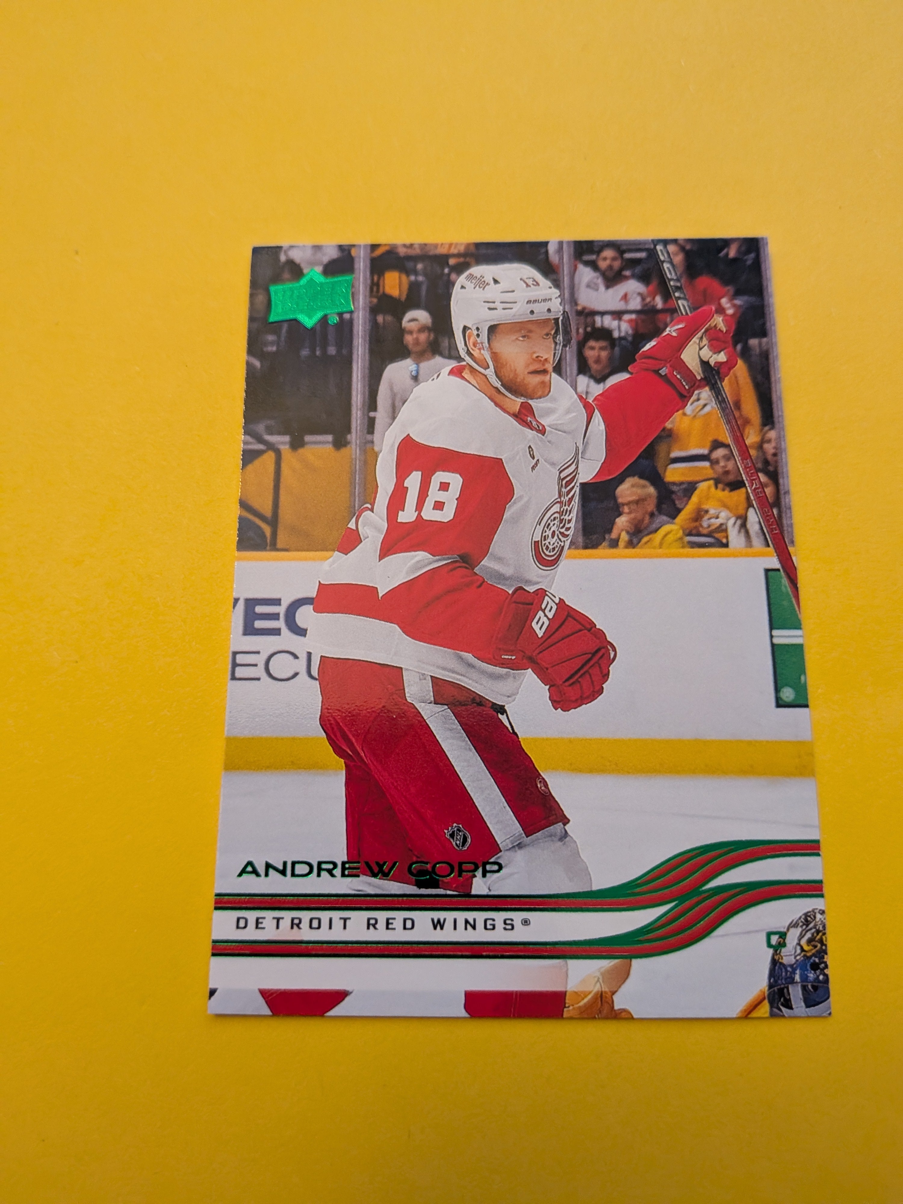 Andrew Copp 25-26 Upper Deck Green Holiday Card