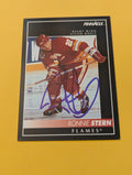 Ronnie Stern Signed Calgary Flames Card