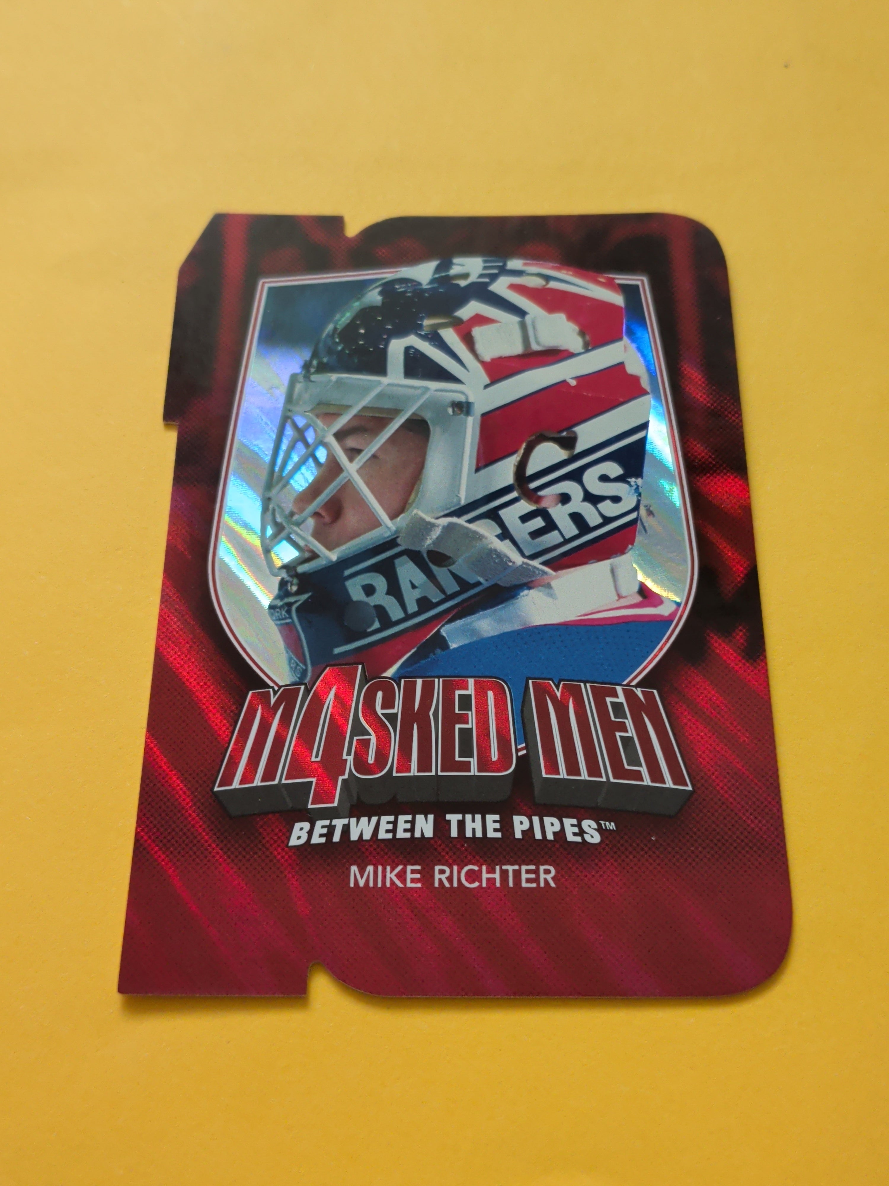 Mike Richter 11-12 ITG Between The Pipes Masked Men Card