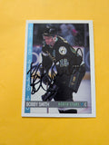 Bobby Smith Signed Minnesota North Stars Card E