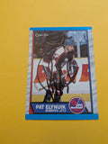 Pat Elynuik Signed Winnipeg Jets Card J