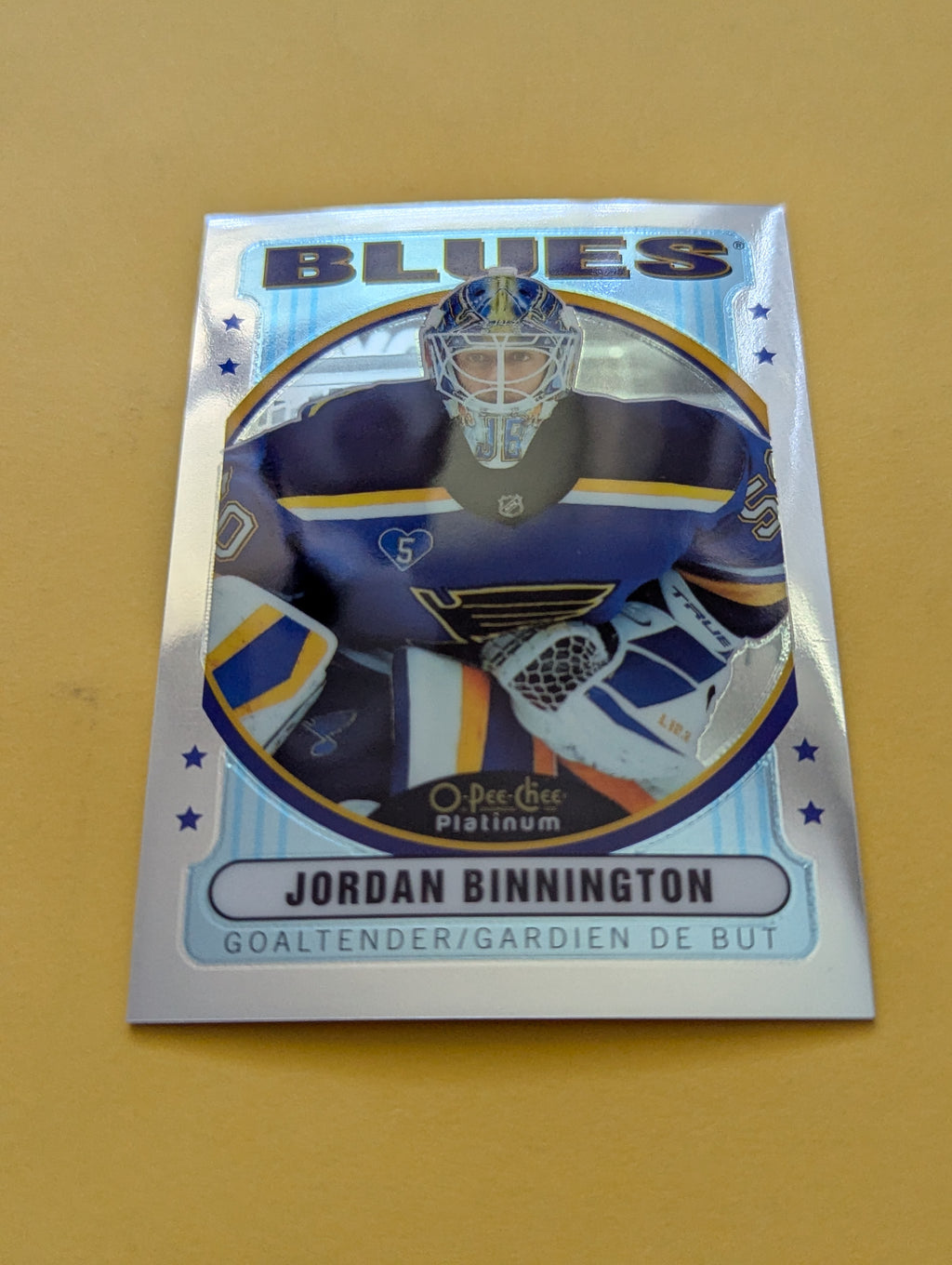 Jordan Binnington 21-22 OPC Platinum Retro Card