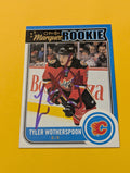 Tyler Wortherspoon Signed Calgary Flames Rookie Card