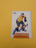 Matthew Halischuk Signed Nashville Predators Card A