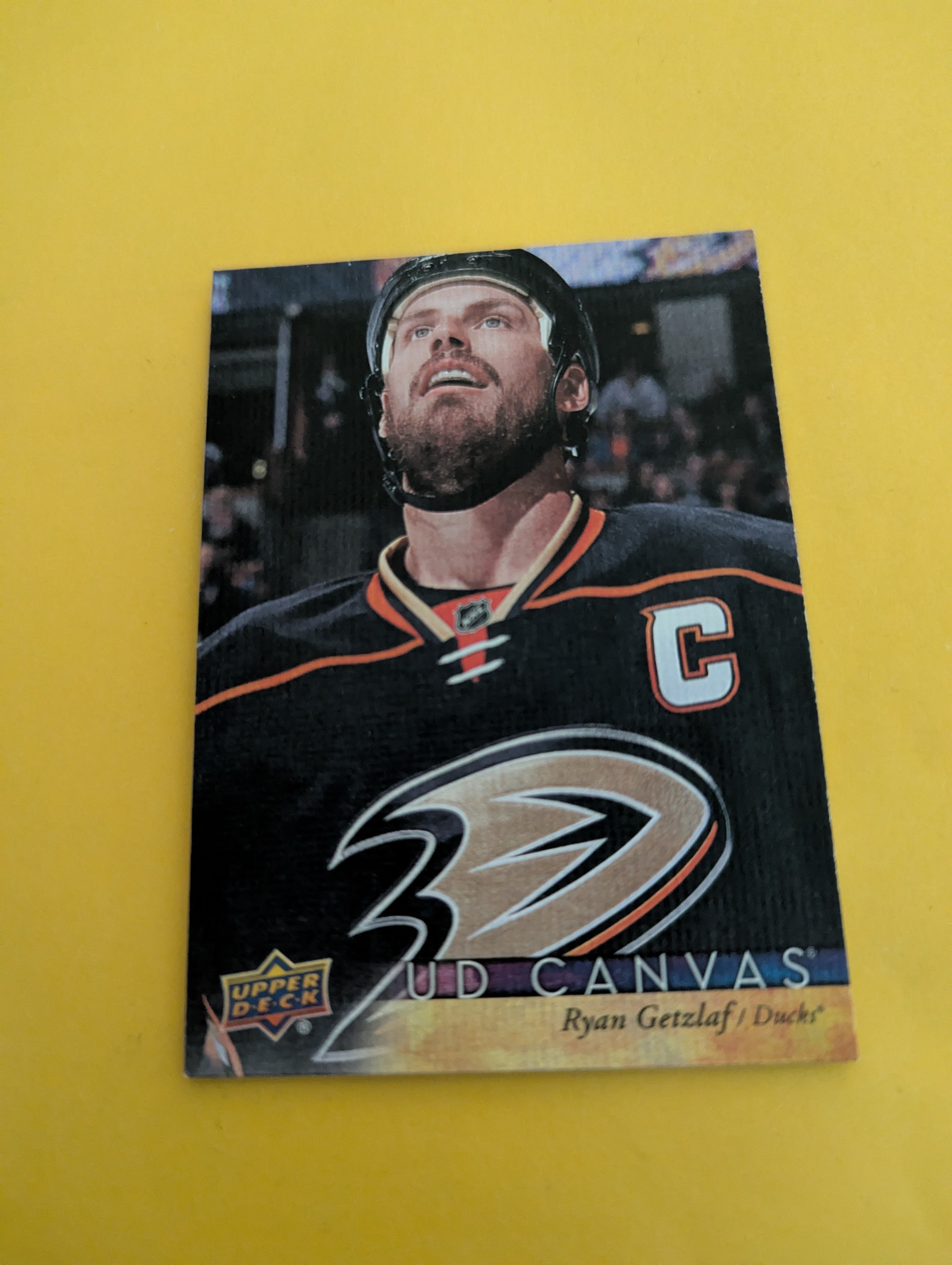 Ryan Getzlaf 17-18 Upper Deck UD Canvas Card