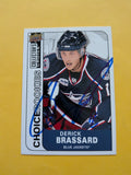 Derick Brassard Signed Columbus Blue Jackets Rookie Card C