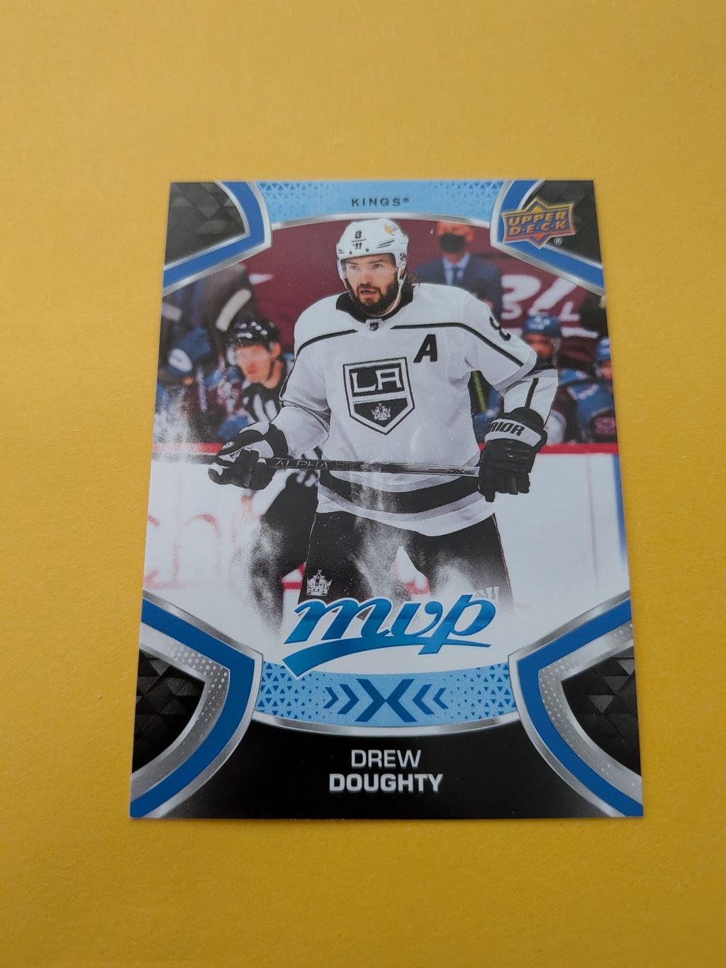 Drew Doughty 21-22 UD MVP Blue Factory Set Parallel Card