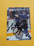 Nolan Baumgartner Signed Washington Capitals Card C
