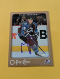 Tyler Arnason Signed Colorado Avalanche Card