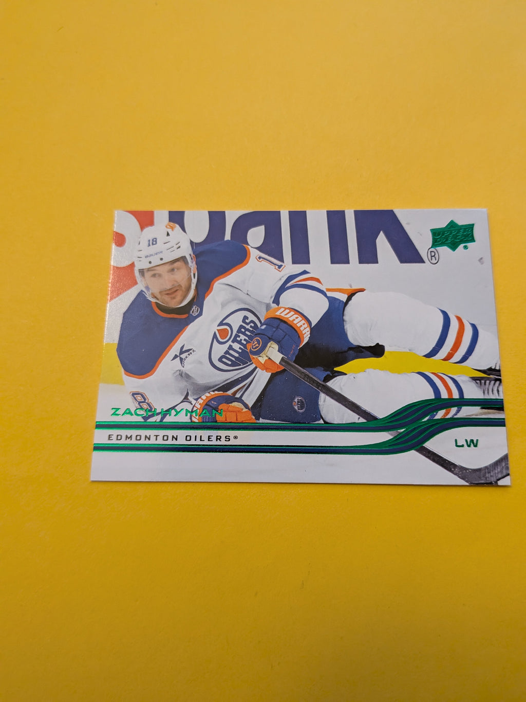 Zach Hyman 25-26 Upper Deck Green Holiday Card