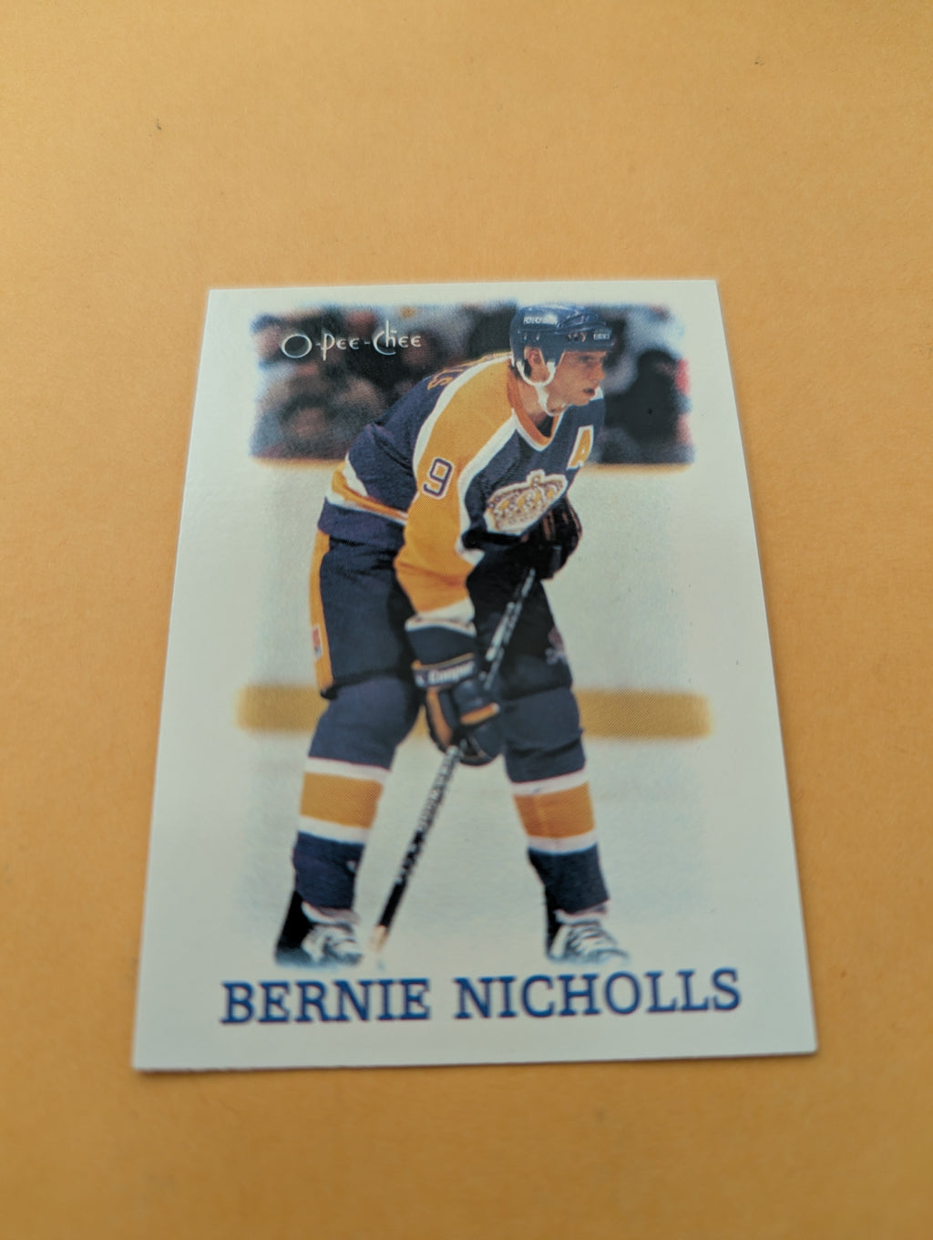 Bernie Nicholls 88-89 OPC Mini Card