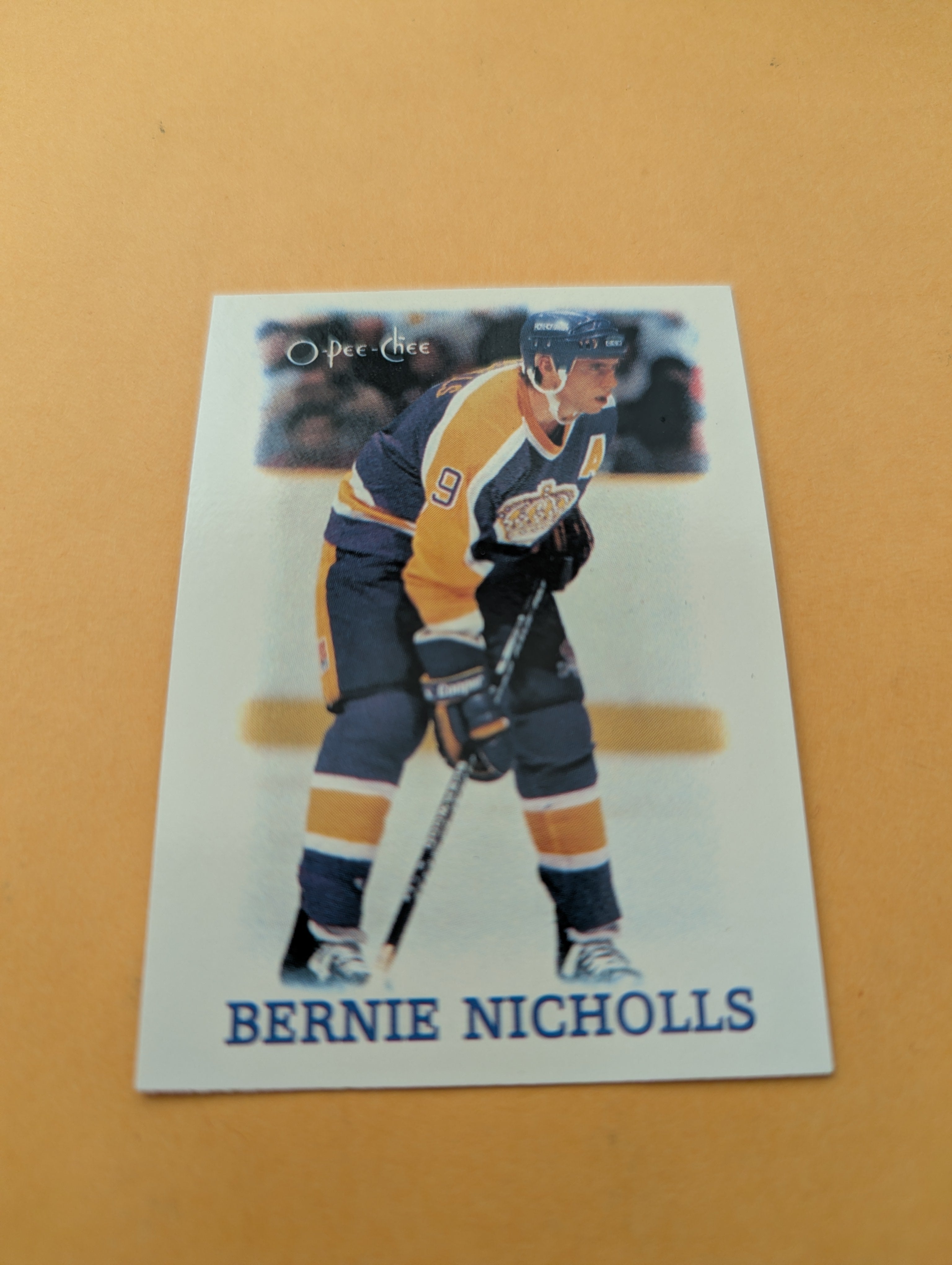 Bernie Nicholls 88-89 OPC Mini Card