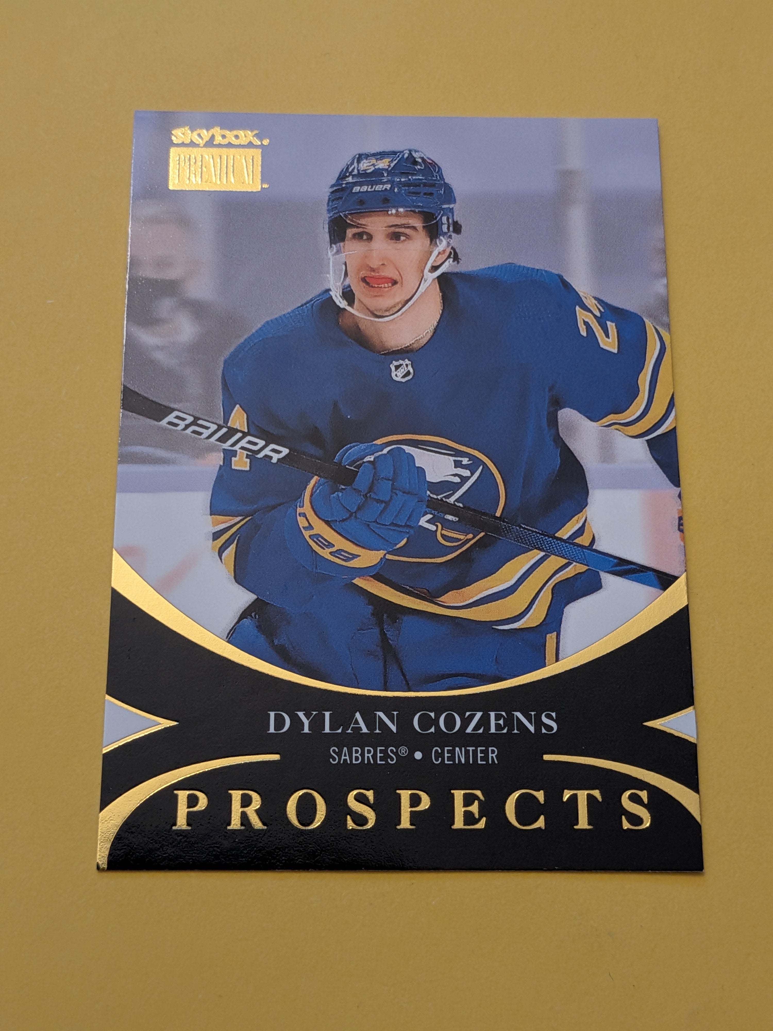 Dylan Cozens 20-21 Metal Universe Skybox Prospects Card