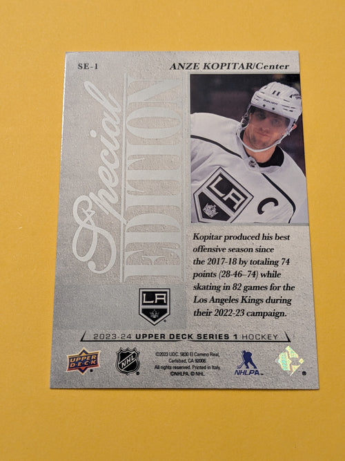 Anze Kopitar 23-24 Upper Deck Special Edition Card
