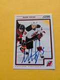 Mark Fayne Signed New Jersey Devils Card A