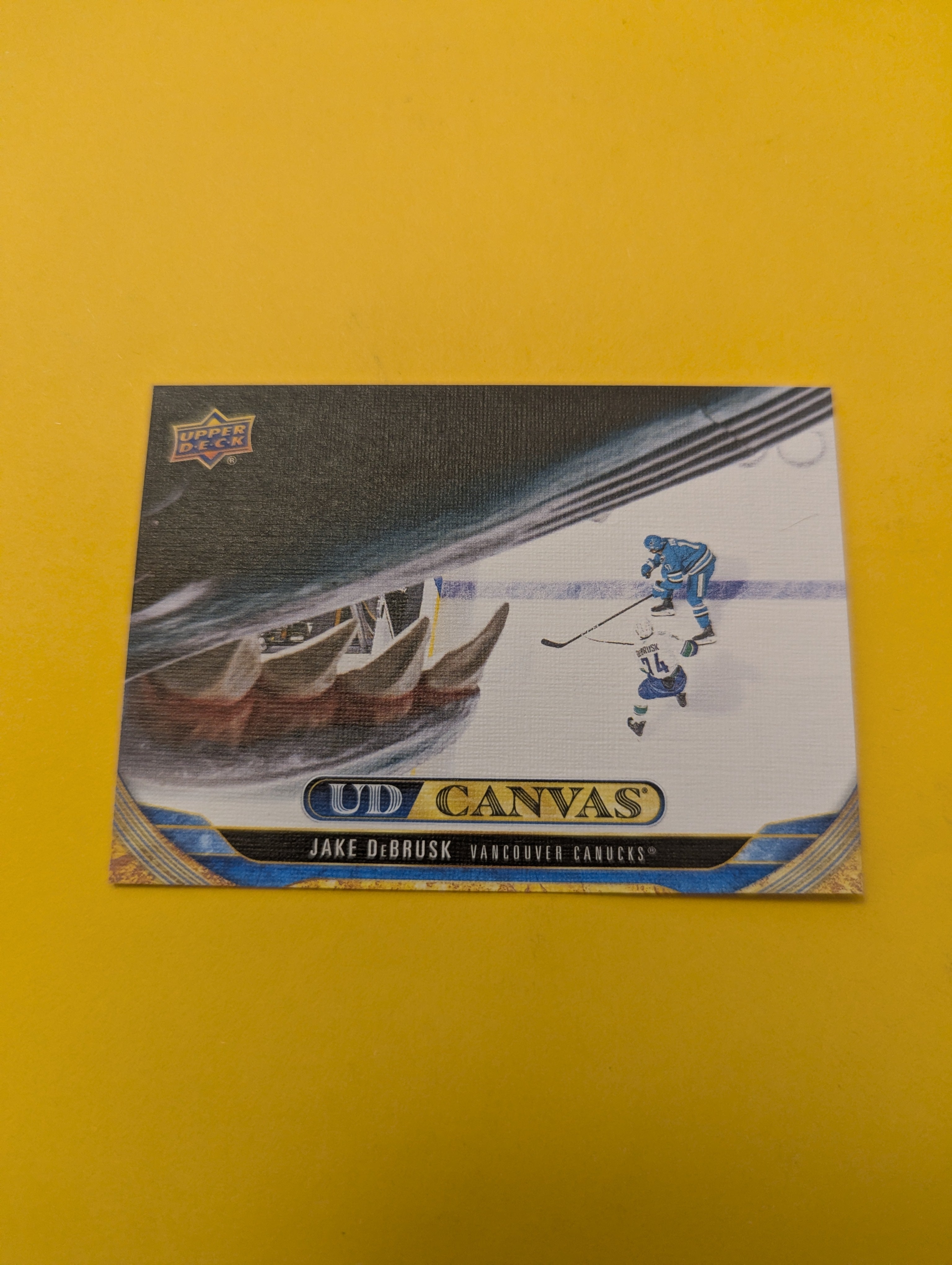Jake Debrusk 24-25 Upper Deck UD Canvas Card