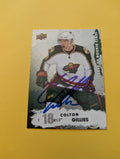 Colton Gillies Signed Minnesota Wild Rookie Card