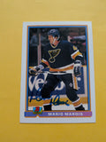 Mario Marois Signed St. Louis Blues Card C