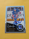 Michael Sauer Signed New York Rangers Card A