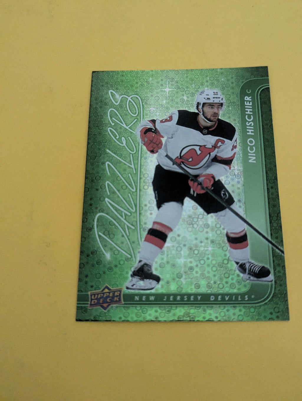 Nico Hischer 24-25 Upper Deck Dazzlers Green Card