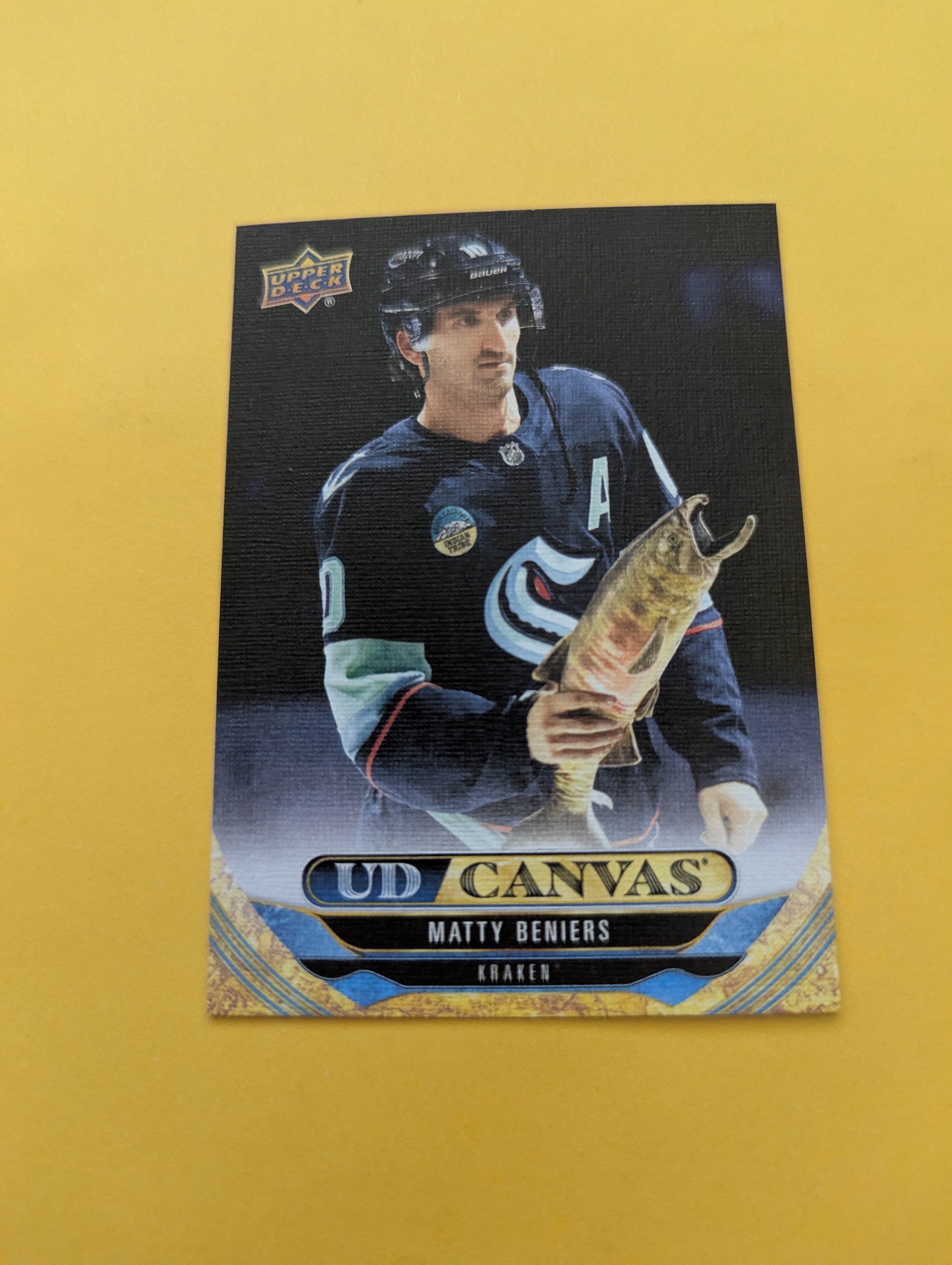 Matty Beniers 24-25 Upper Deck UD Canvas Card