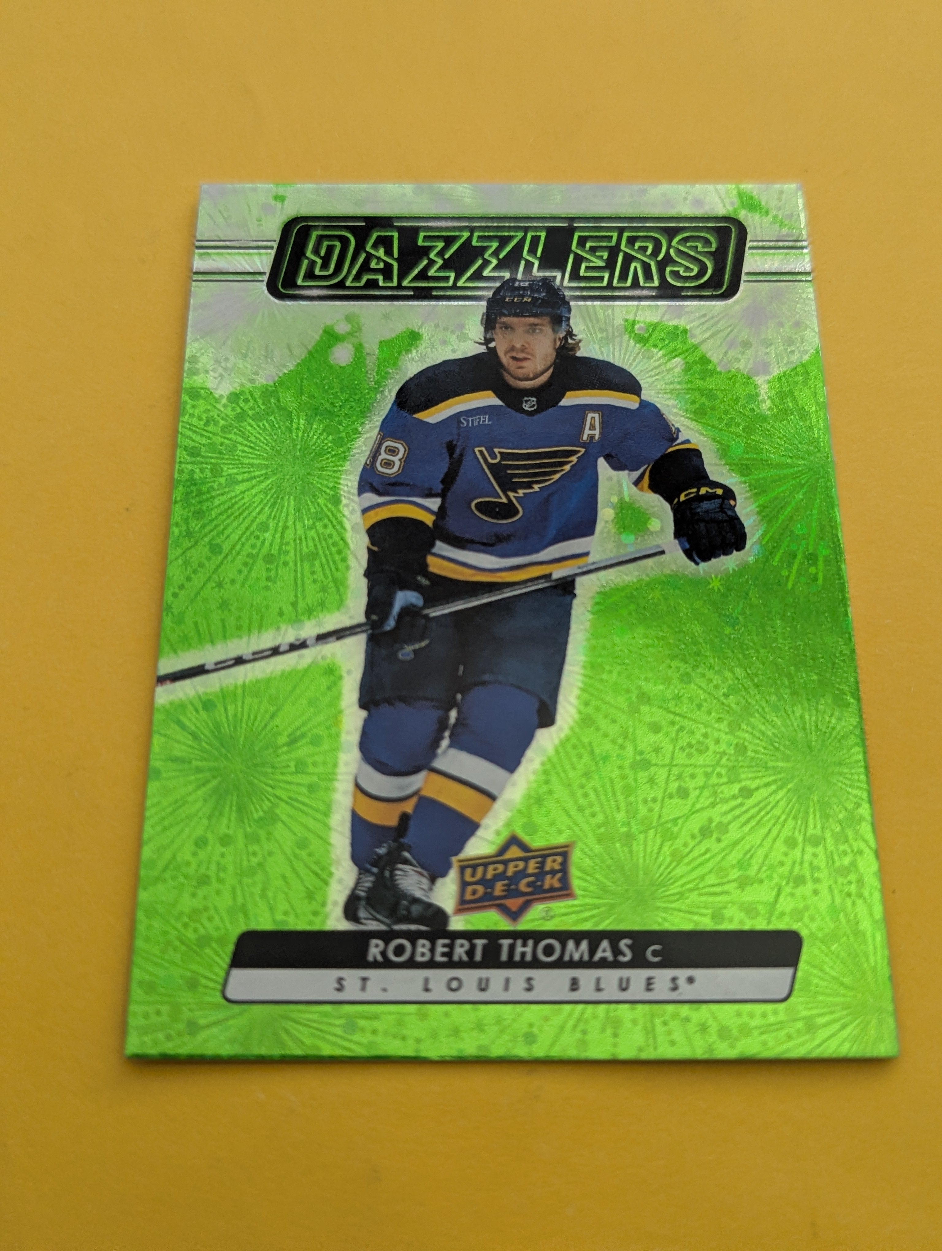 Robert Thomas 23-24 Upper Deck Dazzlers Green Card