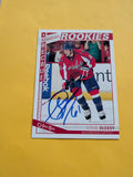 Steve Oleksy Signed Washington Capitals Rookie Card A
