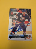 Marty McInnis Signed New York Islanders Card D
