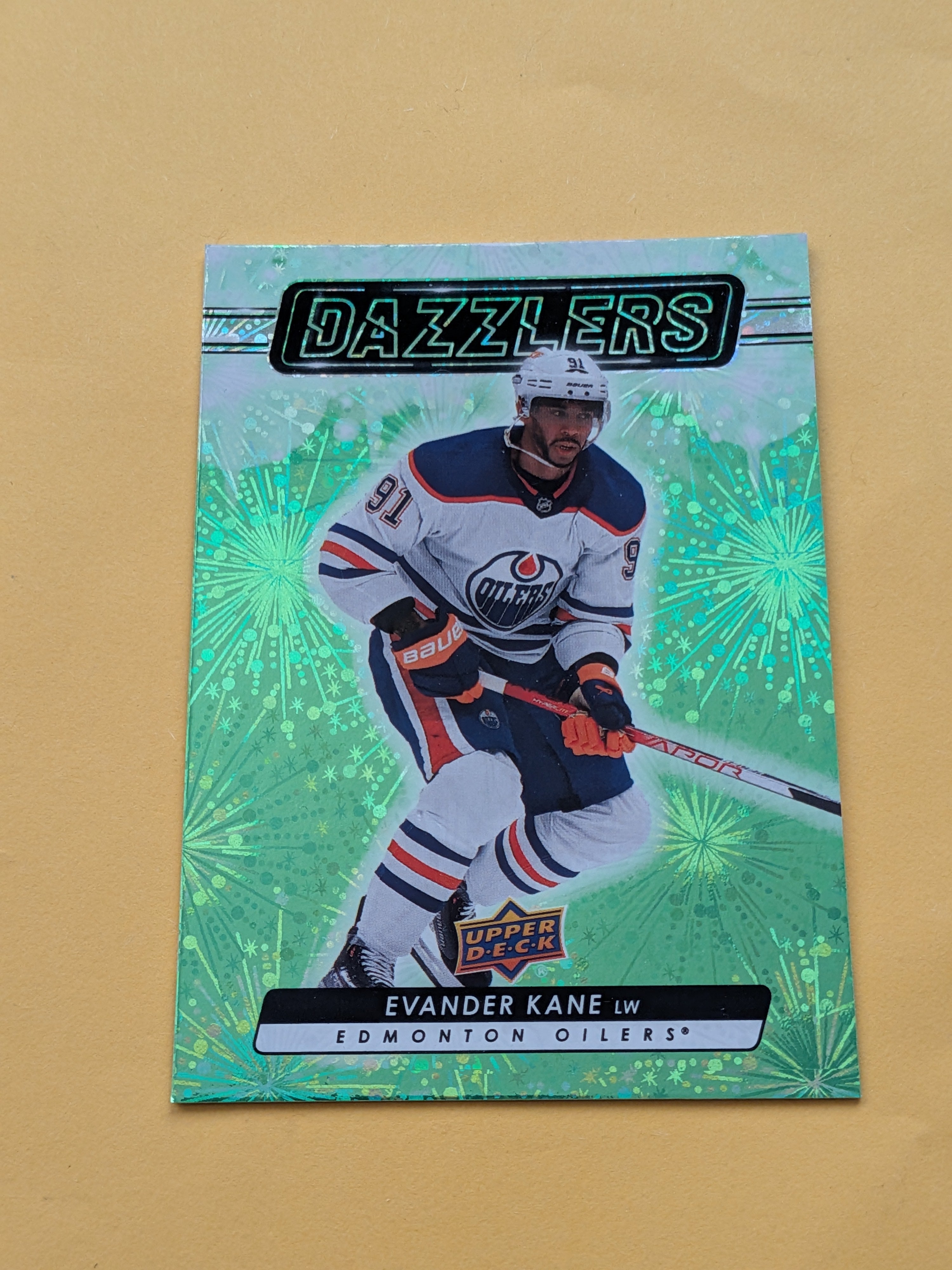 Evander Kane 23-24 Upper Deck Dazzlers Green Card