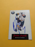 Jordan Leopold Signed Buffalo Sabres Card A