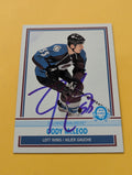 Cody McLeod Signed Colorado Avalanche Card