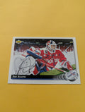 Don Beaupre Signed Washington Capitals Card
