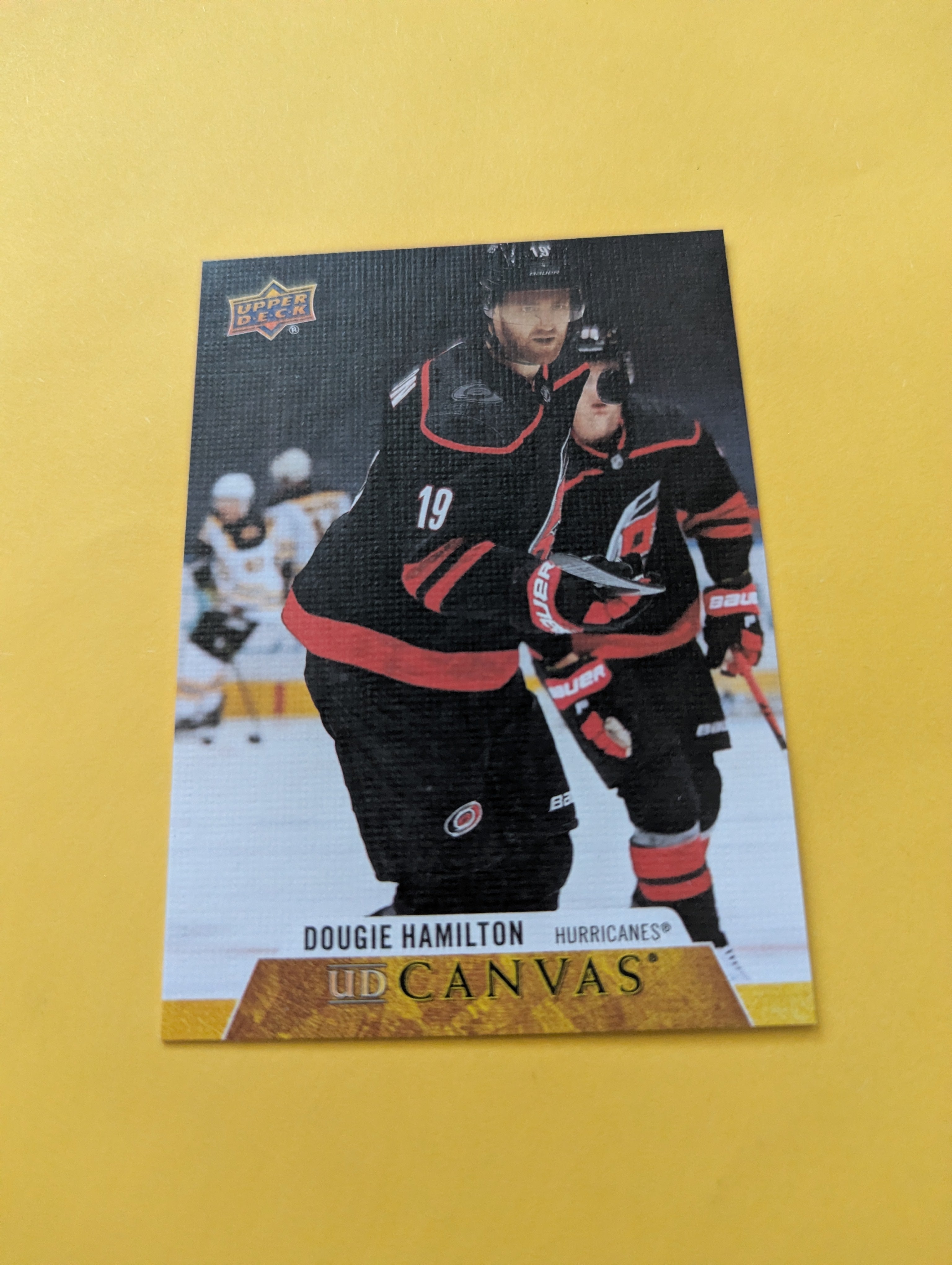 Dougie Hamilton 20-21 Upper Deck UD Canvas Card