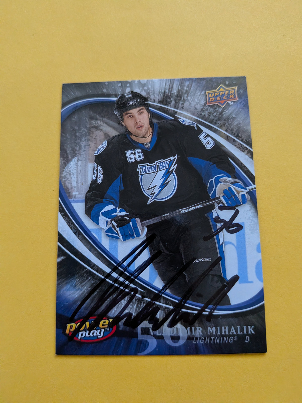 Vladimir Mihalik Signed Tampa Bay Lightning Rookie Card A