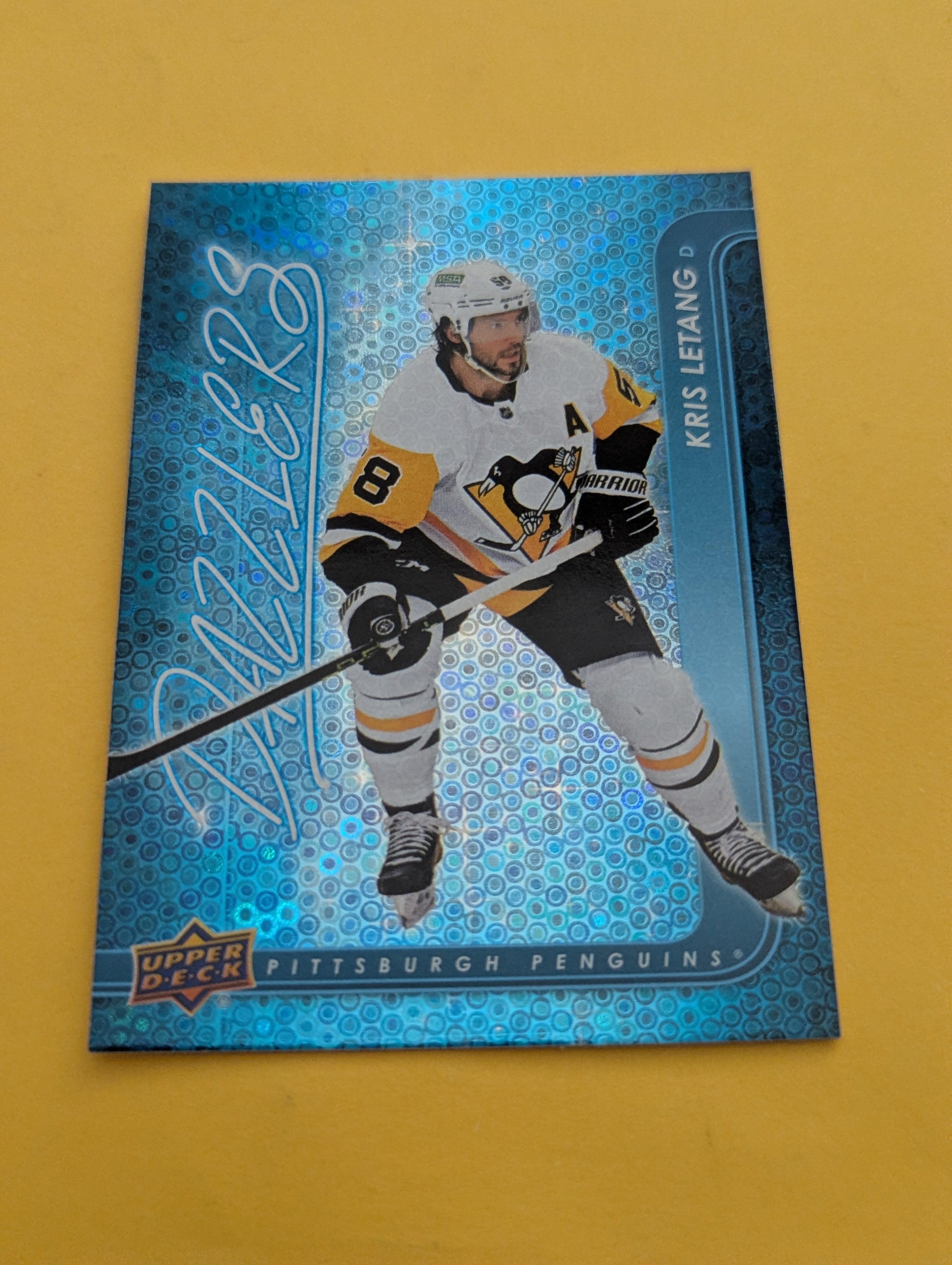 Kris Letang 24-25 Upper Deck Dazzlers Blue Card